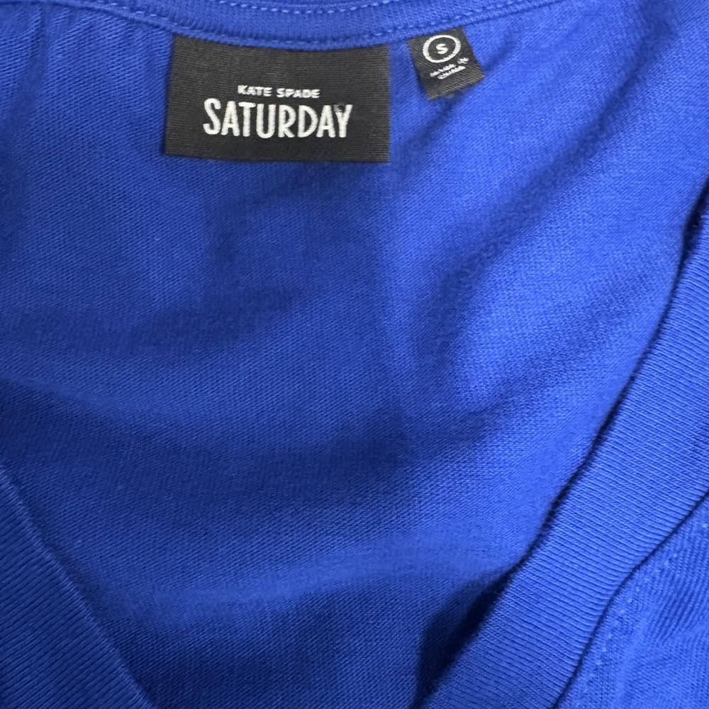 Kate Spade Saturday Royal Blue Mini Dress- Women’s S -Soft cotton blend - Picture 2 of 4
